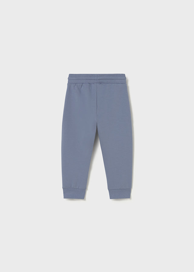 Basic cuffed fleece trousers