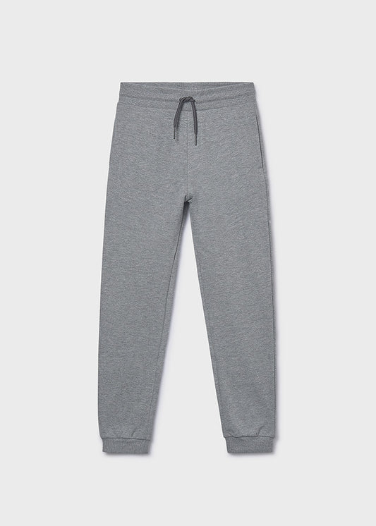 Basic cuffed fleece trousers