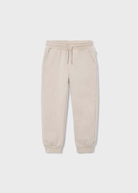 Basic cuffed fleece trousers
