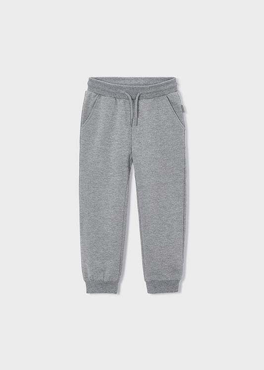 Basic cuffed fleece trousers