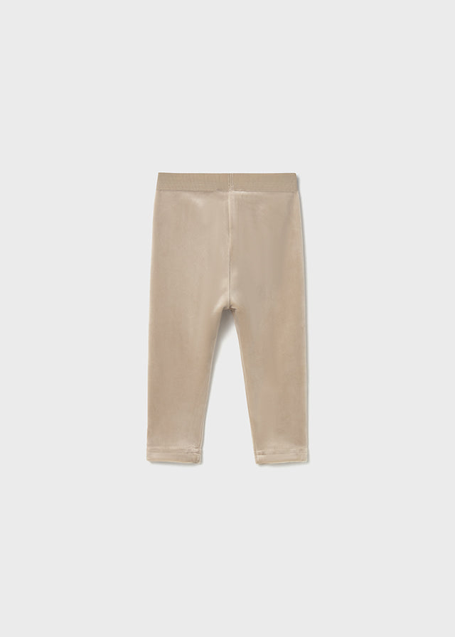 Basic velvet leggings