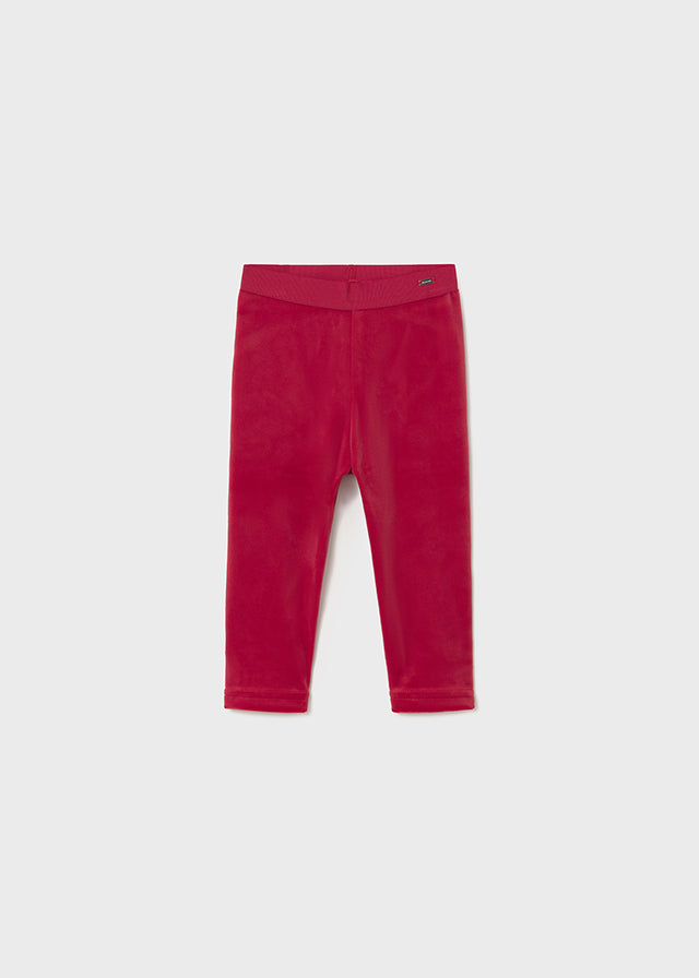 Basic velvet leggings