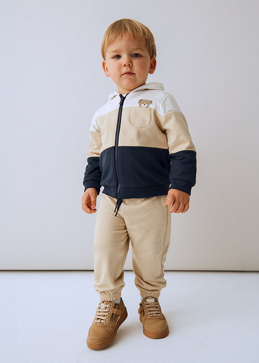 Basic plush 2 pants tracksuit