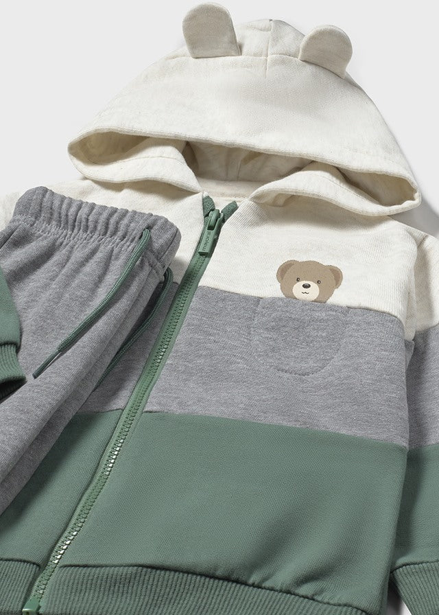 Basic plush 2 pants tracksuit