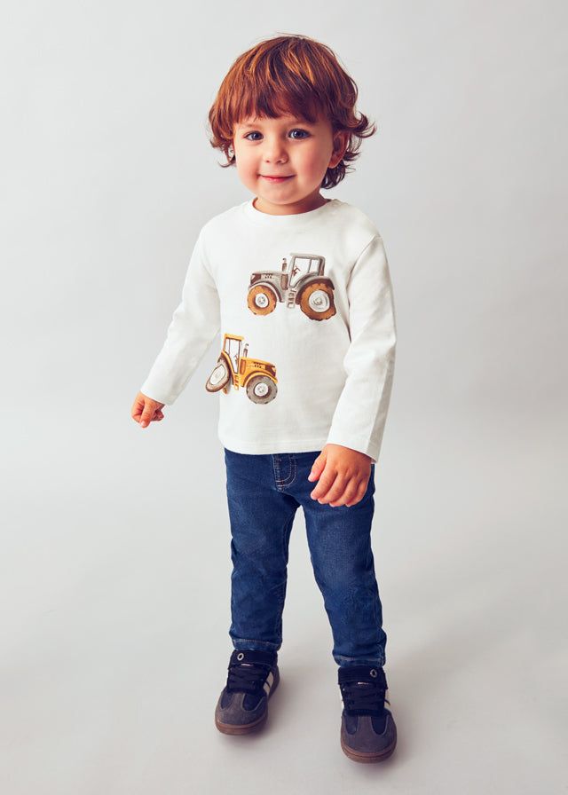 L/s "Play" tractor shirt