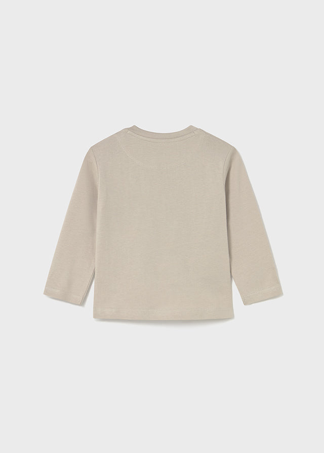 L/s t-shirt applique animal