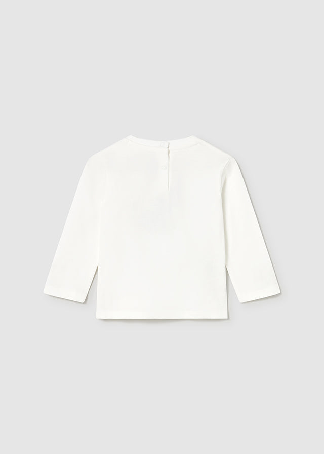 L/s t-shirt knit applique