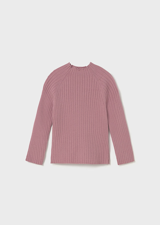 Knit mockneck