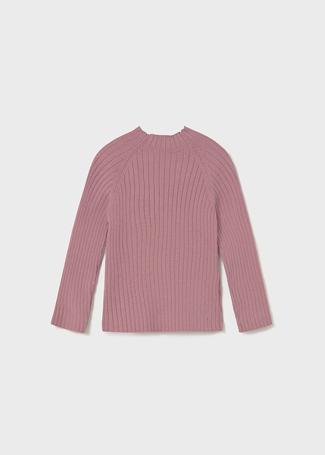 Knit mockneck