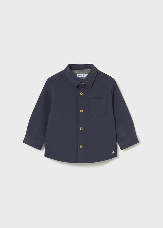 double knit overshirt