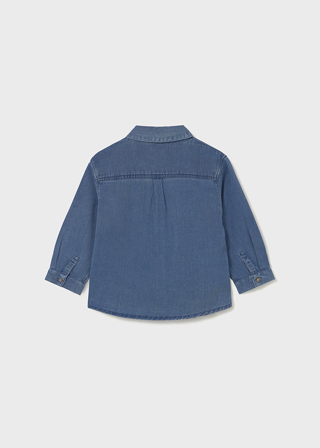 L/s denim shirt