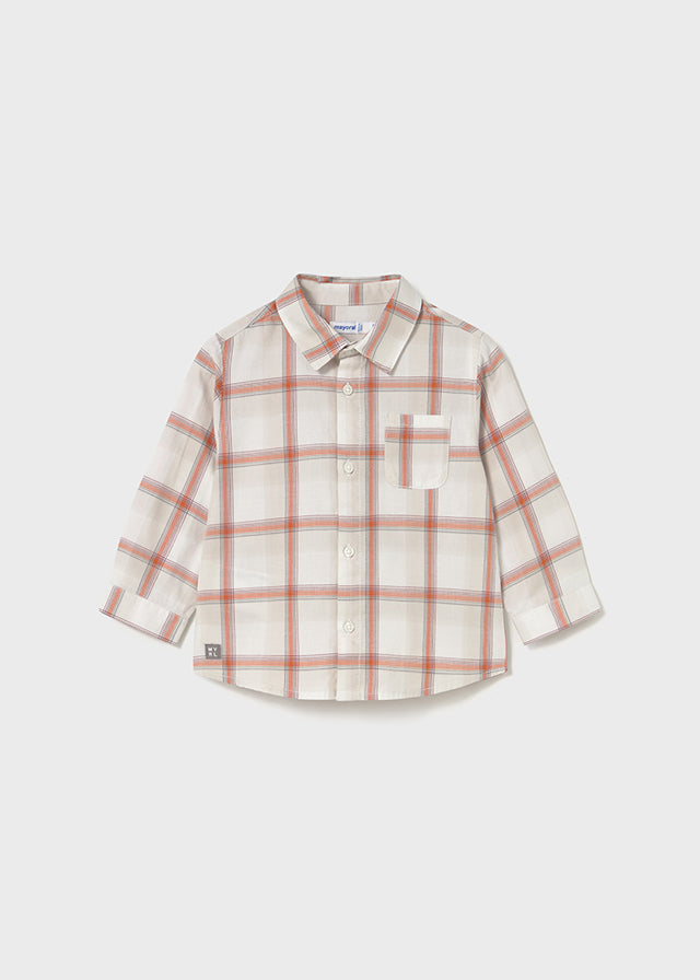 L/s checked shirt