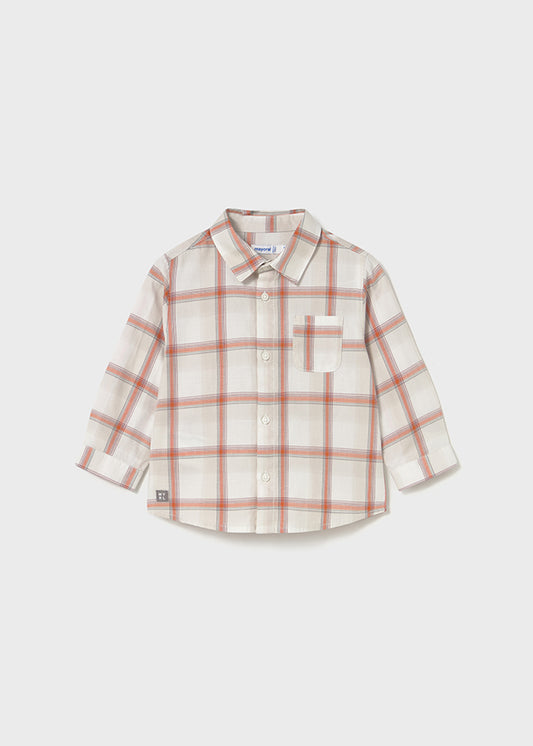 L/s checked shirt
