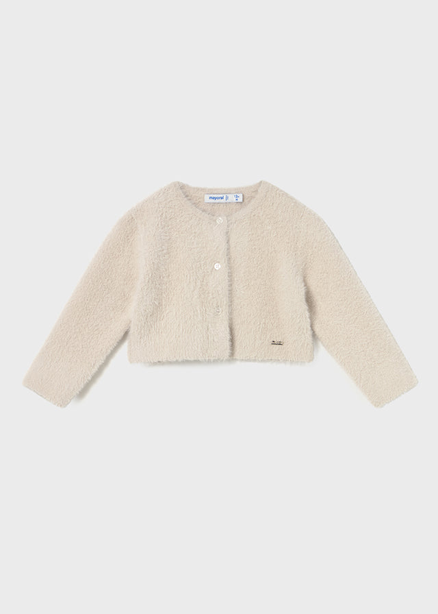 Furry cardigan