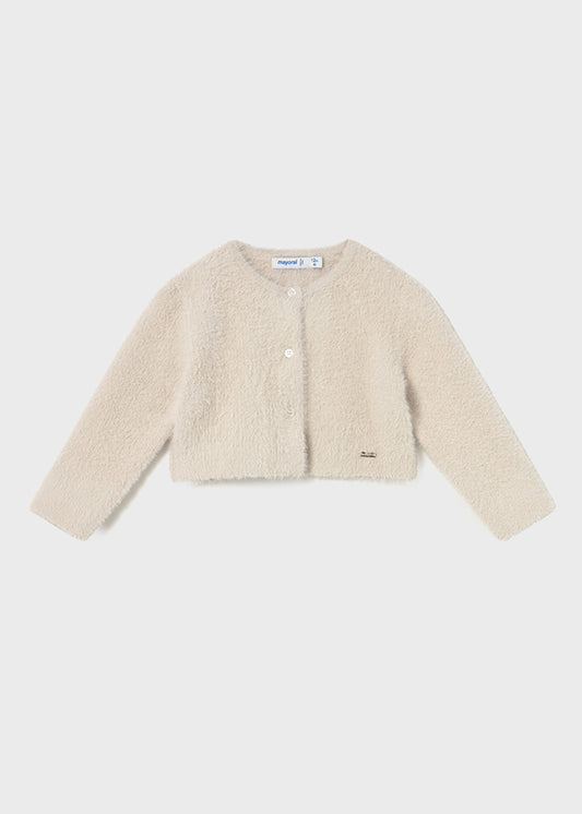 Furry cardigan