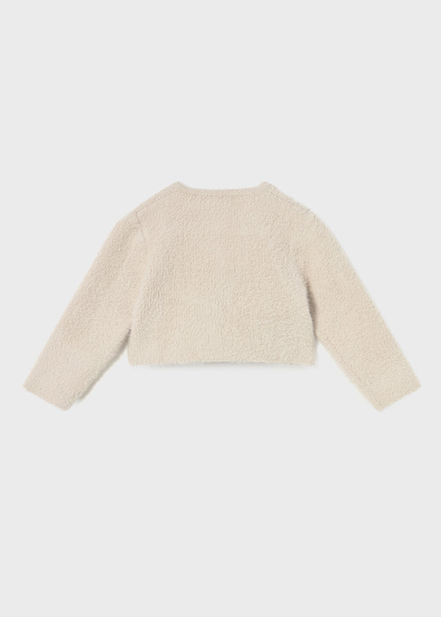 Furry cardigan