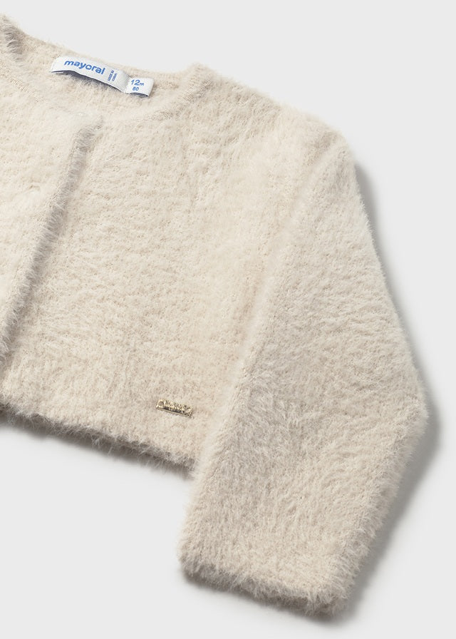Furry cardigan