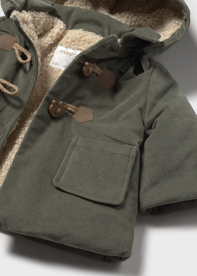 Corduroy trench coat