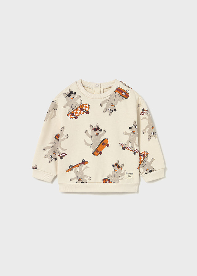 Printed pullover
