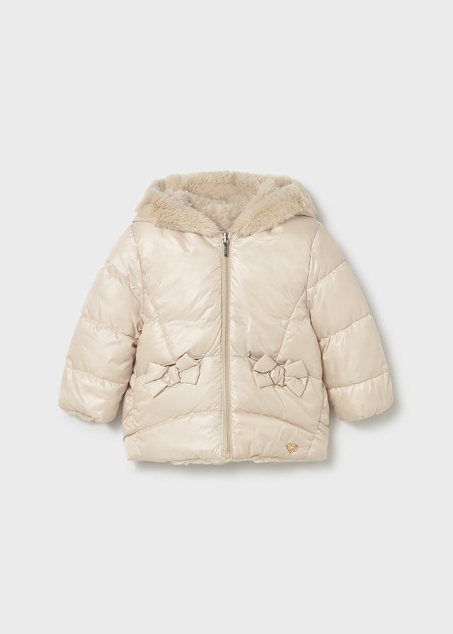 Reversible faux fur jacket