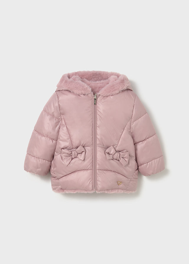 Reversible faux fur jacket