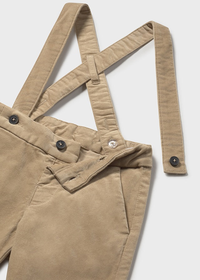 Pants with suspenders