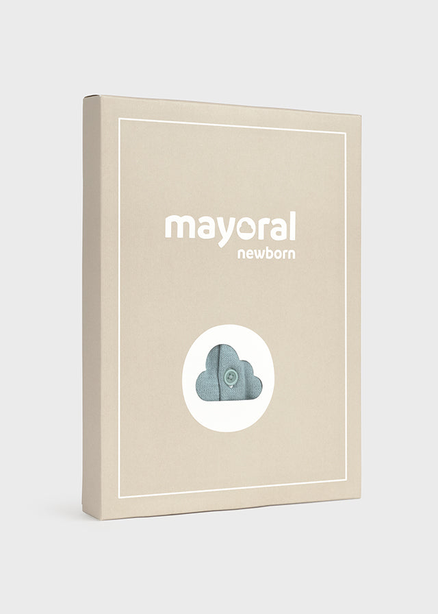 Long knit 3-piece trouset set