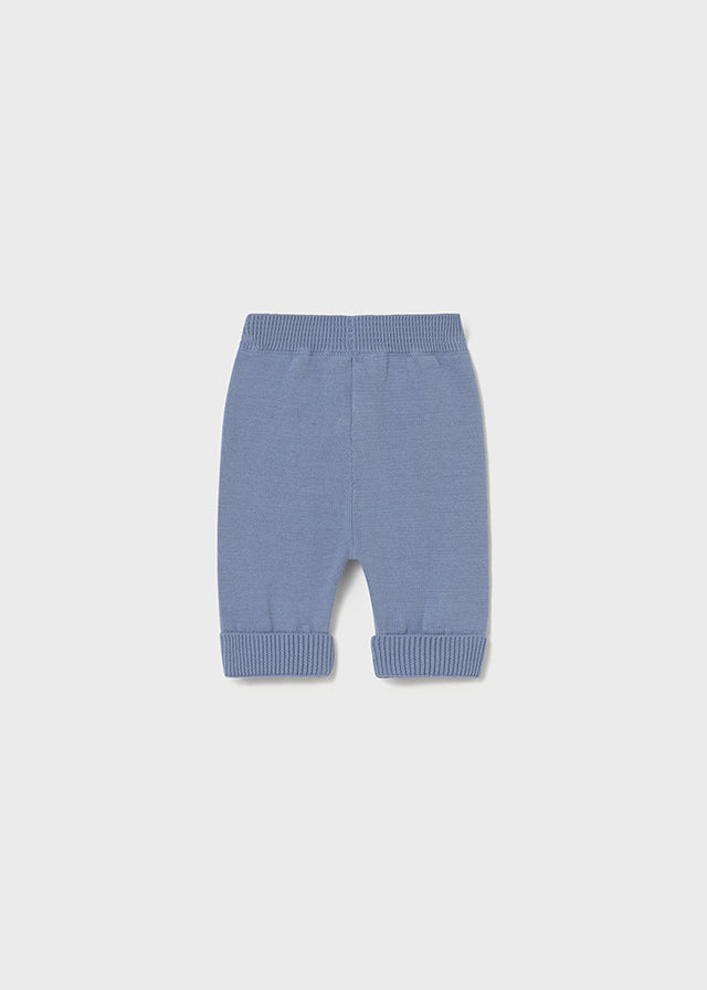 Long knit 3-piece trouset set