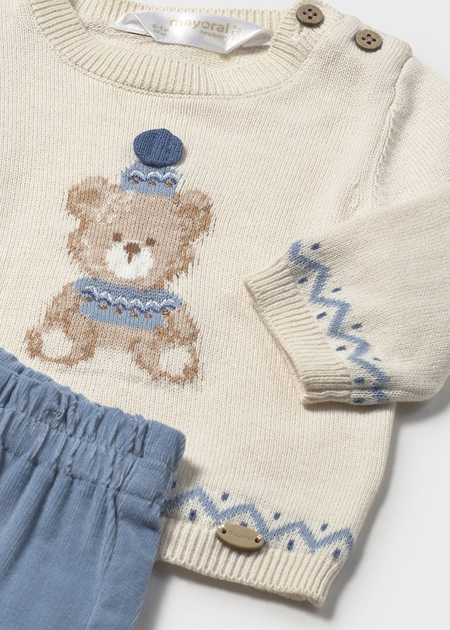 Set long trousers with sweater