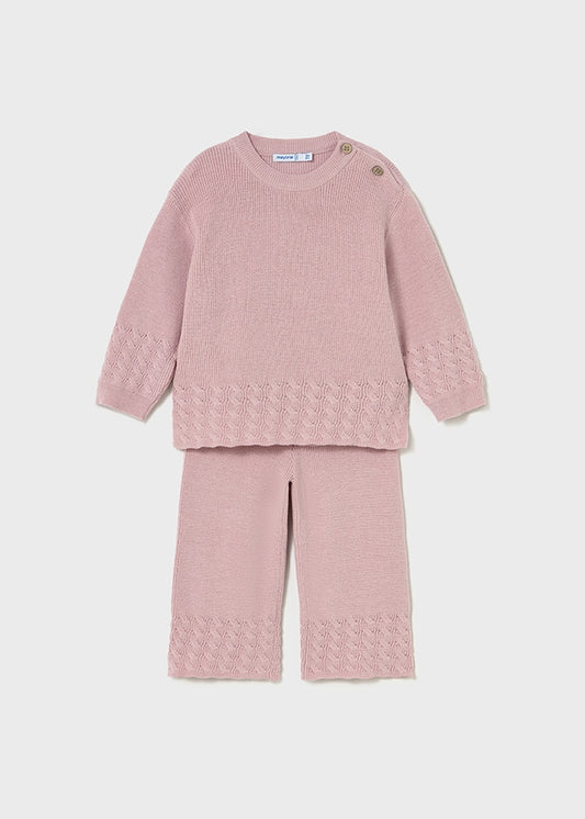 Knit pants set