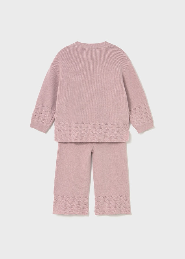 Knit pants set