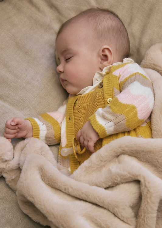 Knit dungarees set