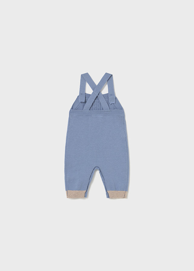 Knit dungarees set