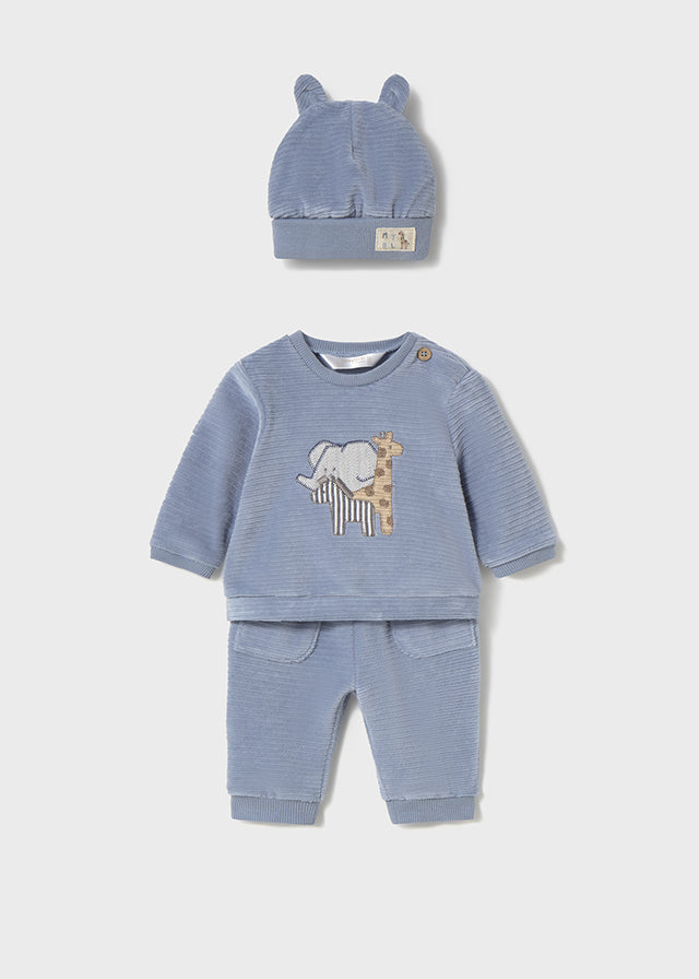 3-piece corduroy tracksuit