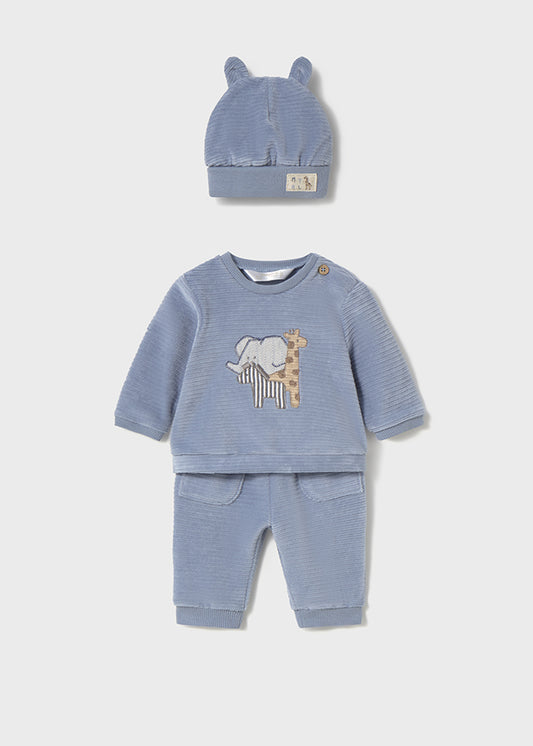 3-piece corduroy tracksuit