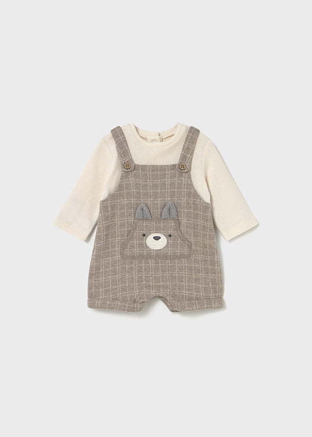 Short soft dungaree