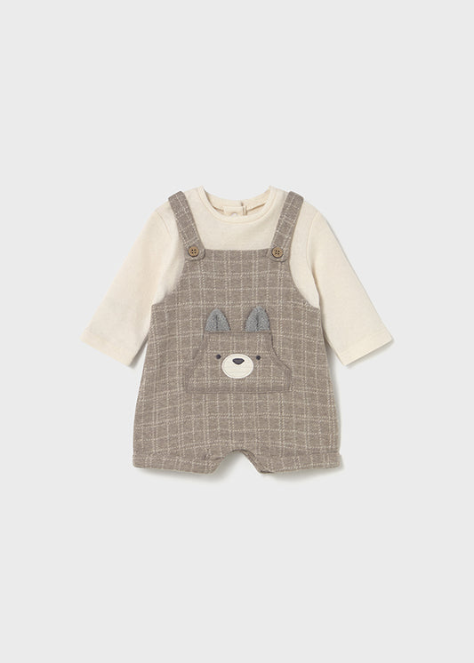 Short soft dungaree