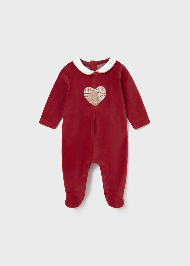 2 Pcs velour onesie