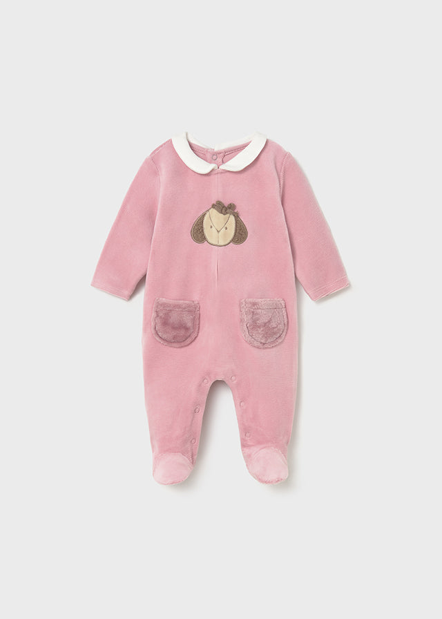 2 Pcs velour onesie