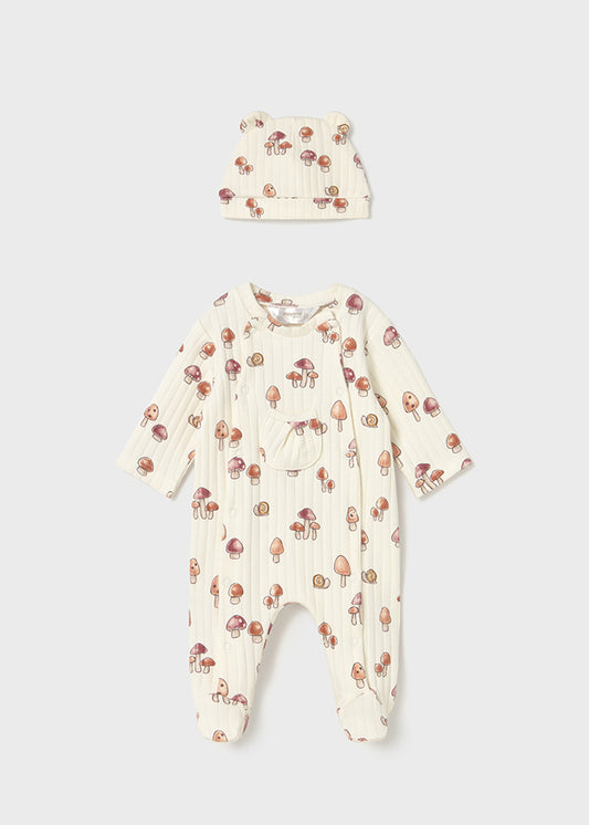 Dungaree and hat set