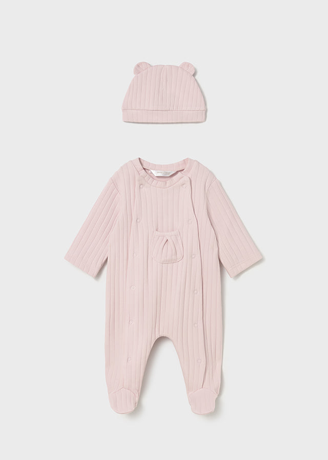 Dungaree and hat set