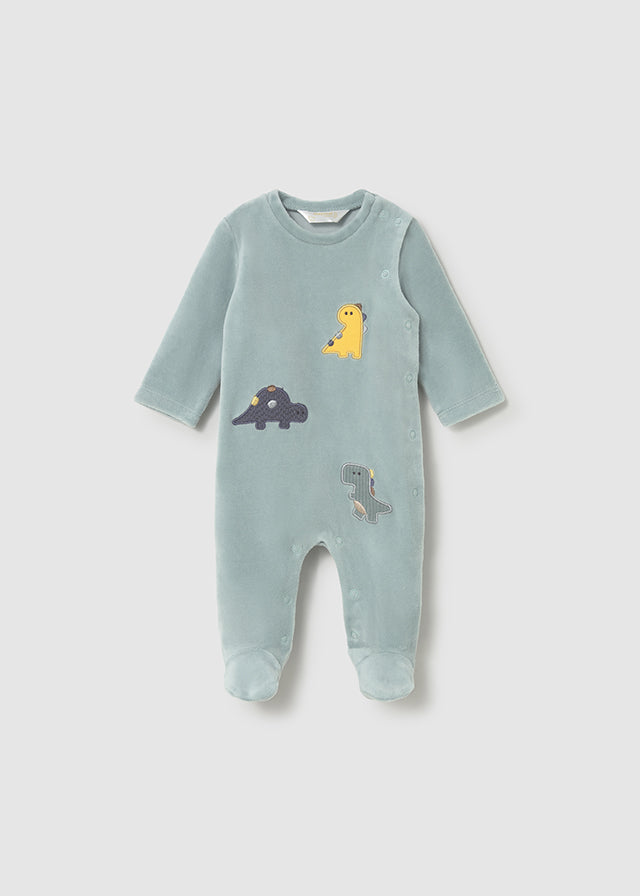 2 Pcs velour onesie