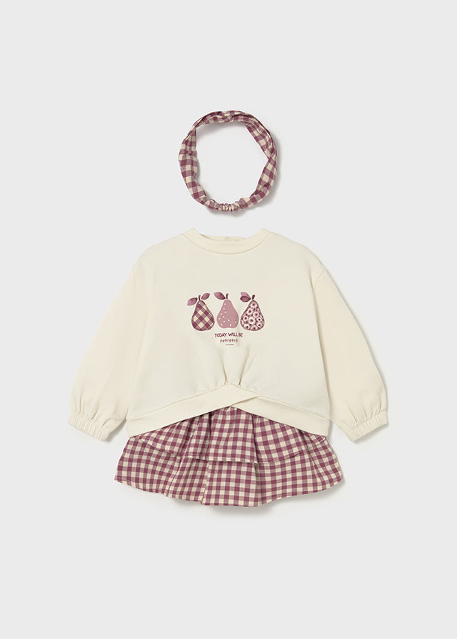 Skirt set  w/ headhand