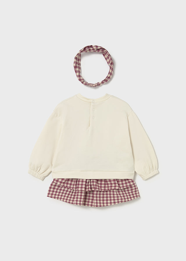 Skirt set  w/ headhand