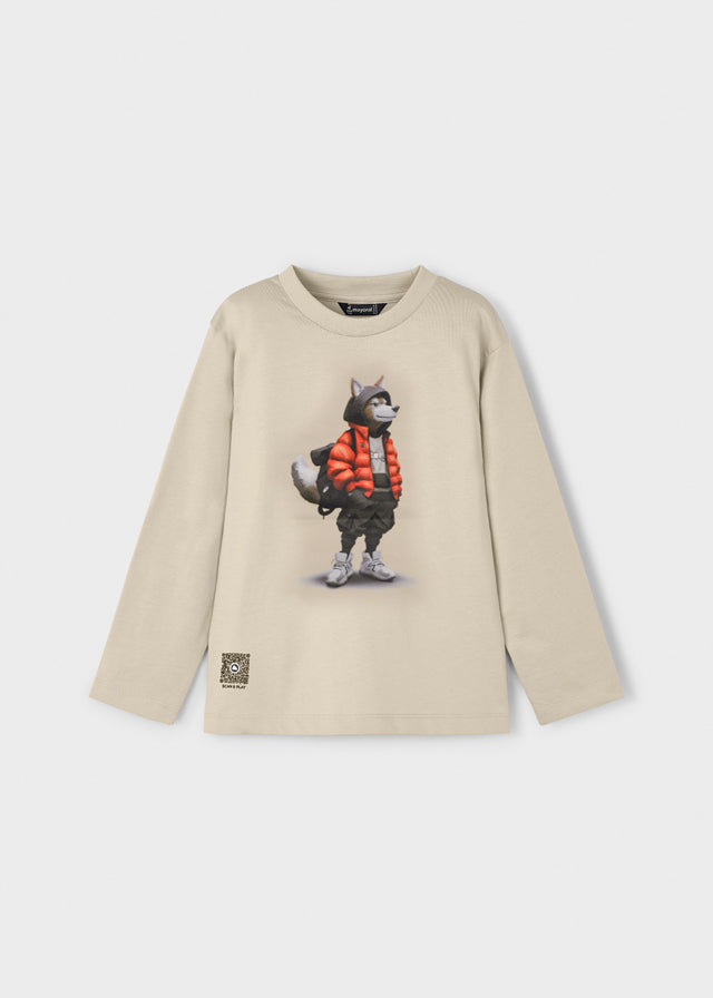 L/s "wolf" shirt