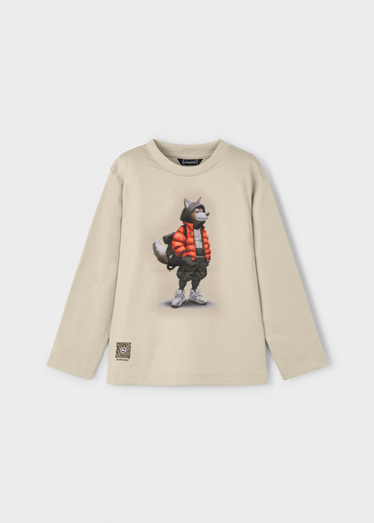 L/s "wolf" shirt