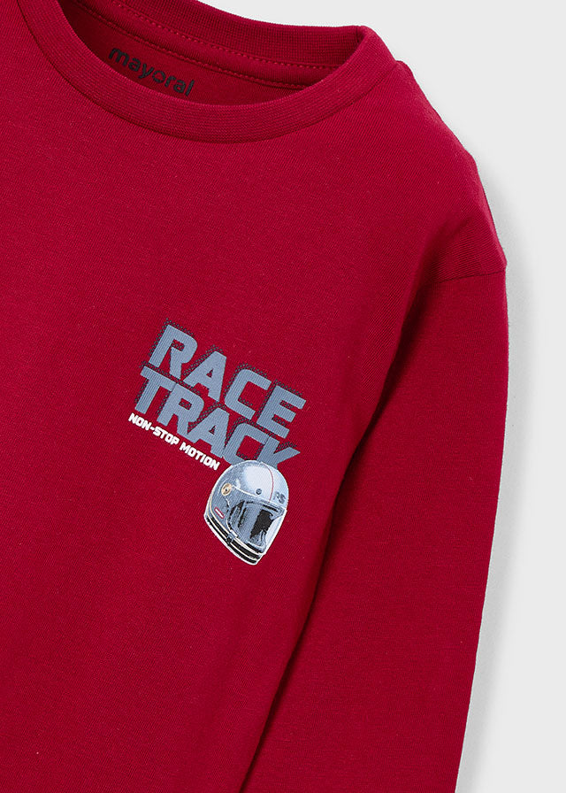 L/s "race track" shirt