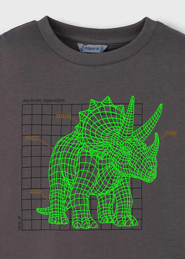 L/s t-shirt glow in the dark