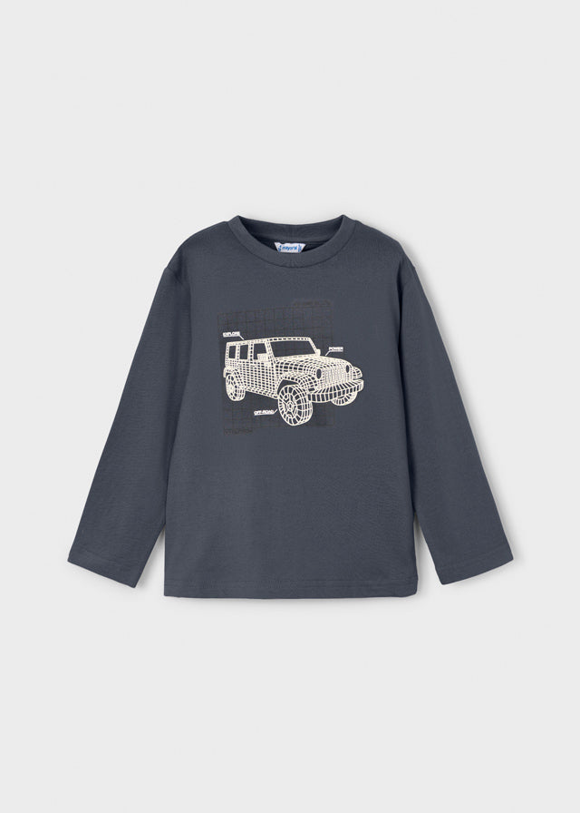 L/s t-shirt glow in the dark