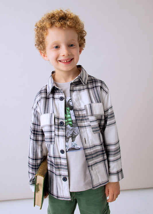 Checked overshirt
